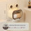 (Brown Double)Waterproof Adhesive Tissue Box With Visible Window For Kitchen Restroom Storage 14