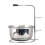 Shaving Double Razors Holder Stand In Unique Stainless Bowl Home Durable Use 3