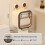 (Black Single)Waterproof Adhesive Tissue Box With Visible Window For Kitchen Storage Restroom 9
