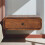 Dark Brown Avora Wall-Mounted Nightstand, 1 Drawer 1