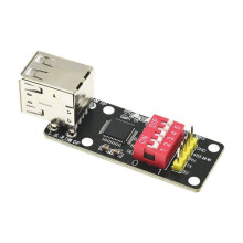 Modulo Convertitore CH9350 HID A UART 2 Pezzi USB Tastiera/Mouse Scanner di Codici A Barre A Adattatore Porta Seriale KVM Synchronizer