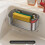 (Gray)Multifunctional Waterproof Sucker Sink Shelf For Wall Mount Kitchen And Bathroom 7