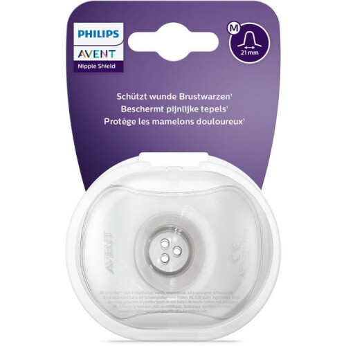 Philips AVENT PHILIPS AVENT SCF153/03 Set of 2 nipple shields - Medium size 2