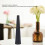 Schwarze Vase Aluminium Design klein 1
