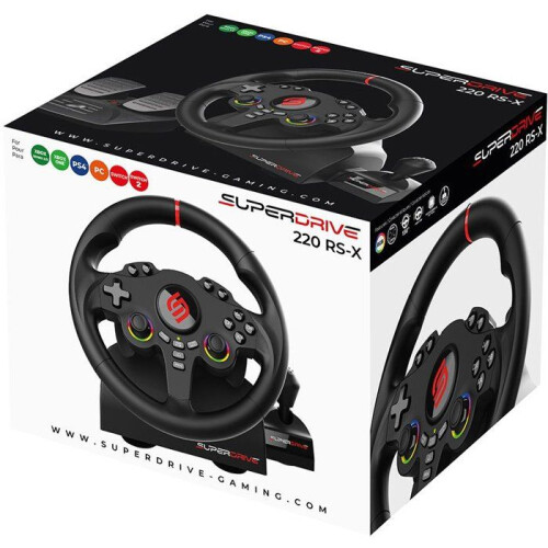Volant gaming - SUBSONIC - Double joysticks LED + lever - PS4 PC Switch Switch 2 Xbox One Xbox Series 1