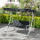 3-Seater Garden Bench Cushion w/ Back & Ties 7