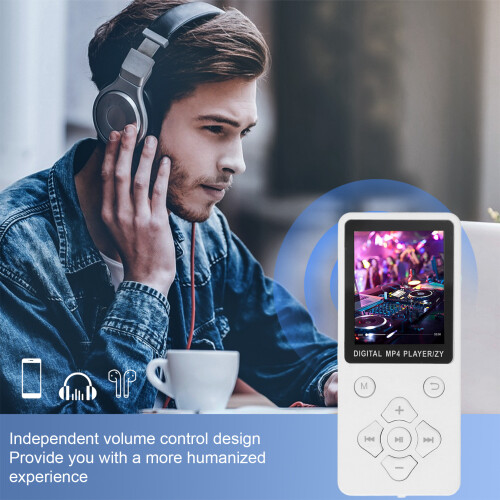 MP3-Player Bluetooth 5.0 1,8 Zoll HiFi Weiß