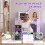 AIYAPLAY Kids Vanity Set, Dressing Table with Stool, Purple 6