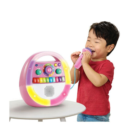 VTech Karaoke-Lautsprecher - VTECH - Music'kid - Rosa - Bluetooth - Inklusive Mikrofon - 30 Lieder 1