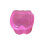 (Clear Purple)Denture Bath Box Cases Dental False Teeth Storage With Hanging Net Container 1