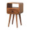 Mini Solid Wood Bedside – Oak Finish, 1 Drawer 9