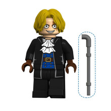 (Style J)Minifiguras Luffy de una pieza Nami Zoro bloques de construcción picadora juego de juguetes regalos para niños