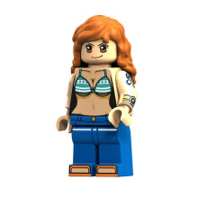 (Style L)Minifiguras Luffy de una pieza Nami Zoro bloques de construcción picadora juego de juguetes regalos para niños