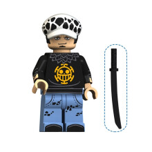 (Style I)Minifiguras Luffy de una pieza Nami Zoro bloques de construcción picadora juego de juguetes regalos para niños