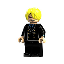 (Style A)Minifiguras Luffy de una pieza Nami Zoro bloques de construcción picadora juego de juguetes regalos para niños