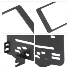 Ersatz Doppel DIN Blende Kit Schwarz Mitsubishi