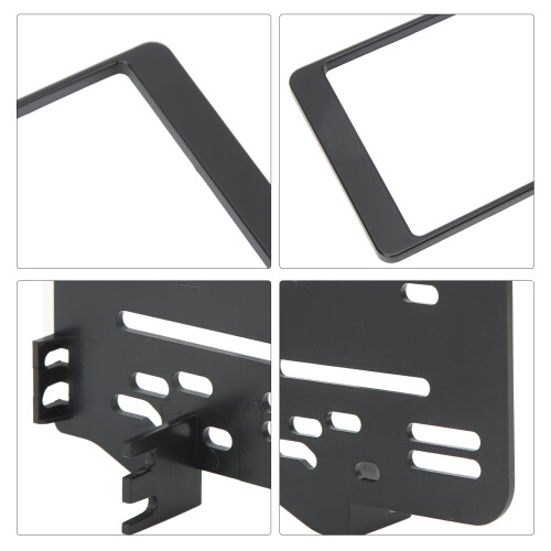 Ersatz Doppel DIN Blende Kit Schwarz Mitsubishi