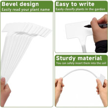 Lot de 30 Étiquettes pour Plantes, Grandes Étiquettes de Jardin de 30 cm (11,8 Pouces), Imperméables, pour L'Intérieur et L'Extérieur