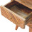Solid Wood Mini Bedside, 2 Drawers, Brown 5