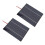 2er Set 2W Solarpanel 12V mit Kabel 110x136mm 1
