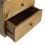 Floating Bedside Table – Oak Look, 2 Drawers,Brown 5