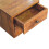 Solid Wood Wall-Mounted Nightstand, 2 Drawers 4