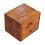 Solid Wood Wall-Mounted Nightstand, 2 Drawers 3