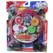 (4pcs)Constellation Burst Metal Beyblade With Grip Launcher Speed Top Kids Gift Toys