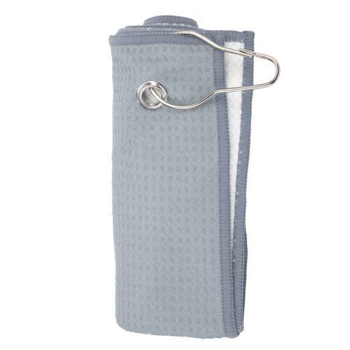 Golf-Reinigungstuch Waffelfaser mit Clip