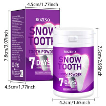 Tooth Stain Remover Powder, Whitens Yellow Teeth & Eliminates Smoke Stains 80ml