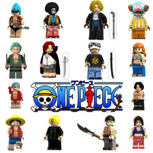 (Style I)One Piece Luffy Minifiguren Nami Zoro Bausteine Chopper Spielzeug Set Kinder Geschenke