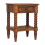Brown Wooden Bedside Table – 1 Drawer, 1 Shelf 3