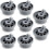 Dishwasher Wheels Lower Rack Replacement, 8 Pack, Fit for Dishwasher, Durable Plastic 1