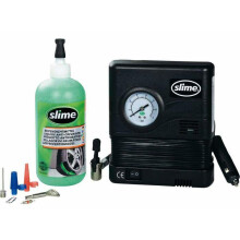 Kit anti crevaison, compresseur + pâte réparation