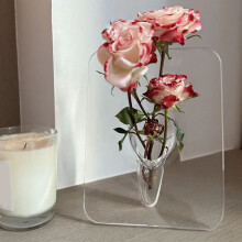 Kreative Fotorahmen-Vase aus Harz für Hydrokultur,