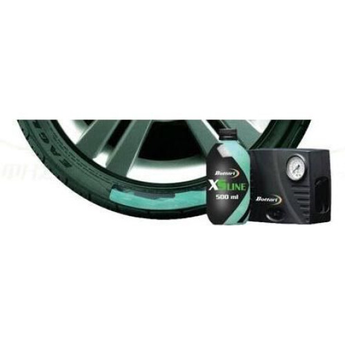 Punctiekit, compressor + reparatiepasta 1