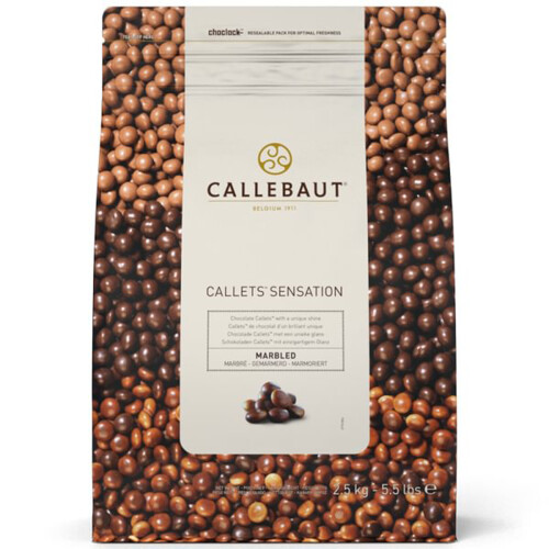 Callebaut Callebaut Marbled Chocolate Sensations Callets - 1x2.5kg
