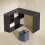 Homcom HOMCOM 110 cm L-Shaped Desk, Small Computer Desk with Fabric Drawer, Black 3