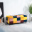 (Multicolor, Engineered Wood) Velvet Storage Ottoman 114x47x47cm, Button-Tufted 2