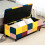 (Multicolor, Engineered Wood) Velvet Storage Ottoman 114x47x47cm, Button-Tufted 7