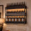 Homcom HOMCOM Wall-Mounted Wine Rack with LED Lights, Glass Holders, Black 2
