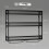 Homcom HOMCOM Wall-Mounted Wine Rack with LED Lights, Glass Holders, Black 3