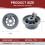Dishwasher Wheels Lower Rack Replacement, 8 Pack, Fit for Dishwasher, Durable Plastic 2