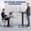 Homcom (Black) HOMCOM Standing Desk Memory Control Adjustable 4