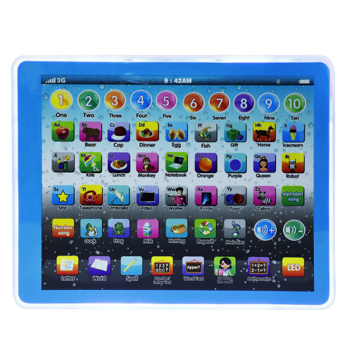 Kinder Lern Tablet Blau 2