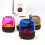 (Brown) L17A Colorful Light Wireless Bluetooth Speaker Glass Mini Speaker 2