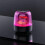 (Pink) L17A Colorful Light Wireless Bluetooth Speaker Glass Mini Speaker 1