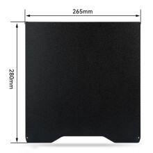 Para Placa de Construção HI, Chapa de Aço com Mola de Aquecimento PEI Texturizada de Dupla Face para Acessórios de Impressora 3D Hi Combo