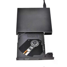 Lettore CD/DVD esterno portatile USB 20 ad altissima velocità per auto, compatibile con MacBook, iMac e PC.