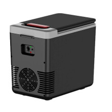 Frigorifero multifunzione da 10 litri per auto, scaldavivande ventilato, ideale per il campeggio.